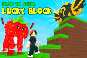 Jump To Steal Lucky Blocks